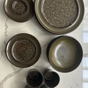 Mid-Century Franciscan Madeira Elegant Floral Dinnerware Set